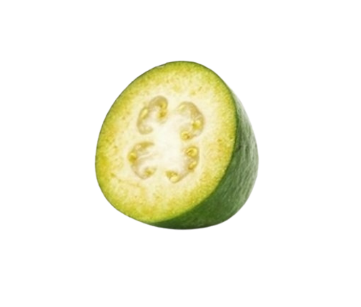 feijoa whole fruit slice